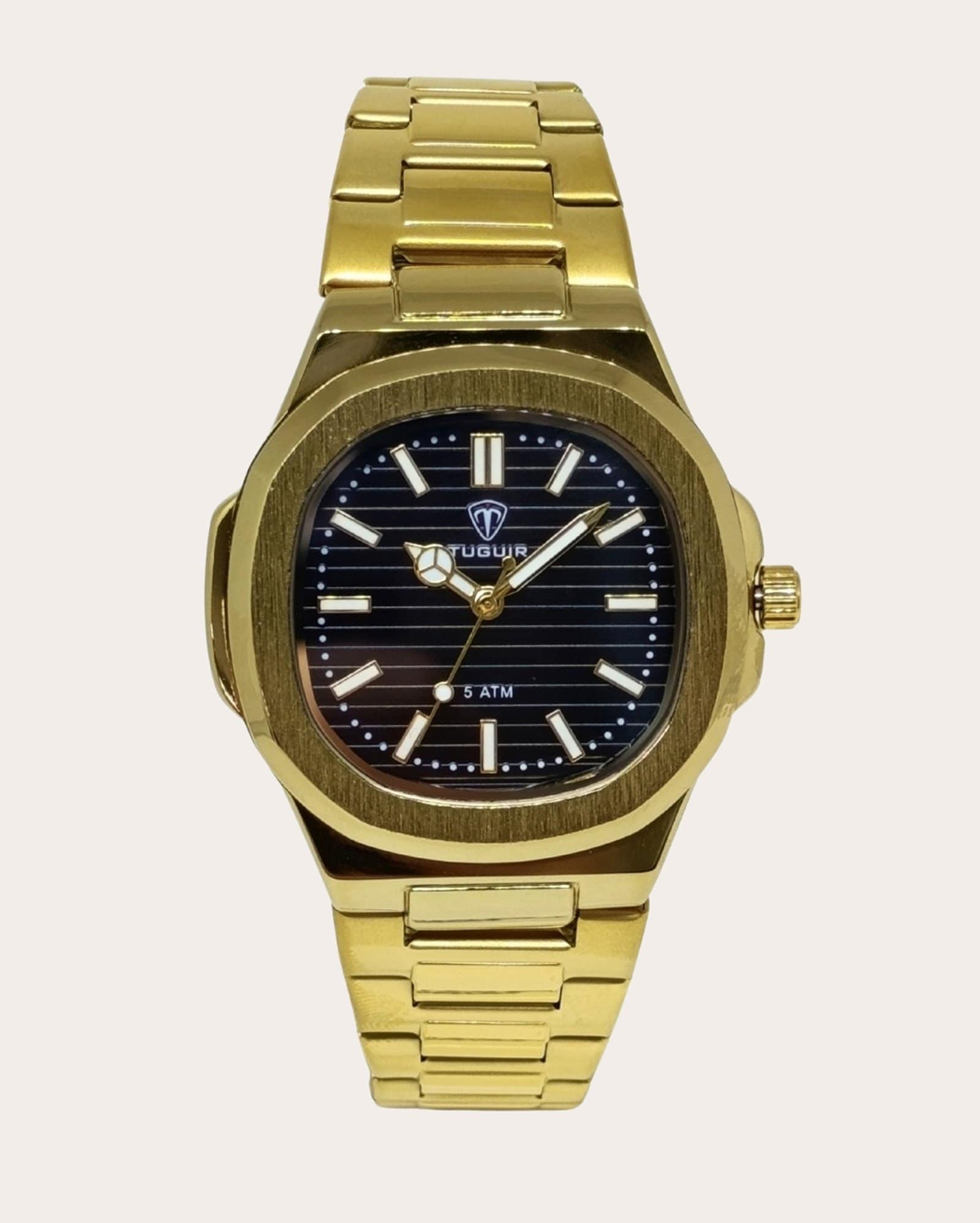 Relógio analógico masculino TG30443 - dourado | Tuguir