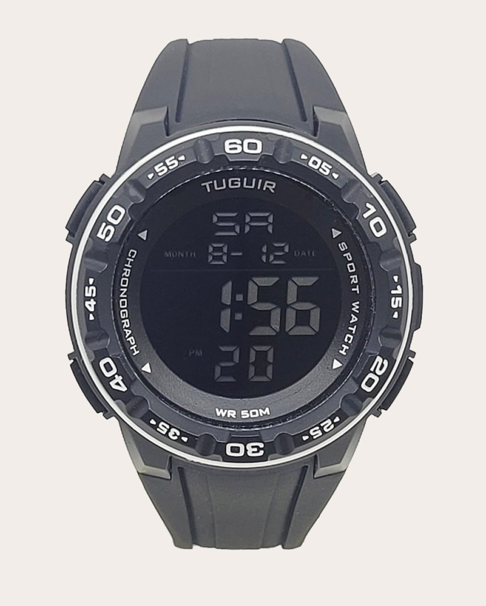 Relógio digital masculino TG30413 - preto | Tuguir