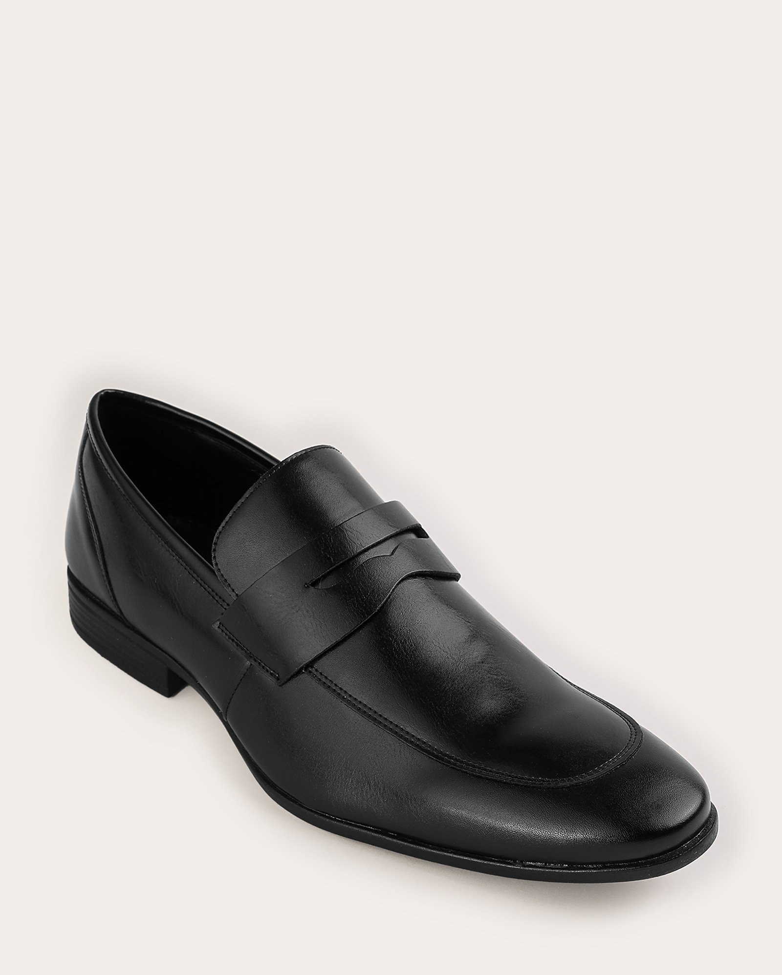 Sapato social masculino recortes - preto