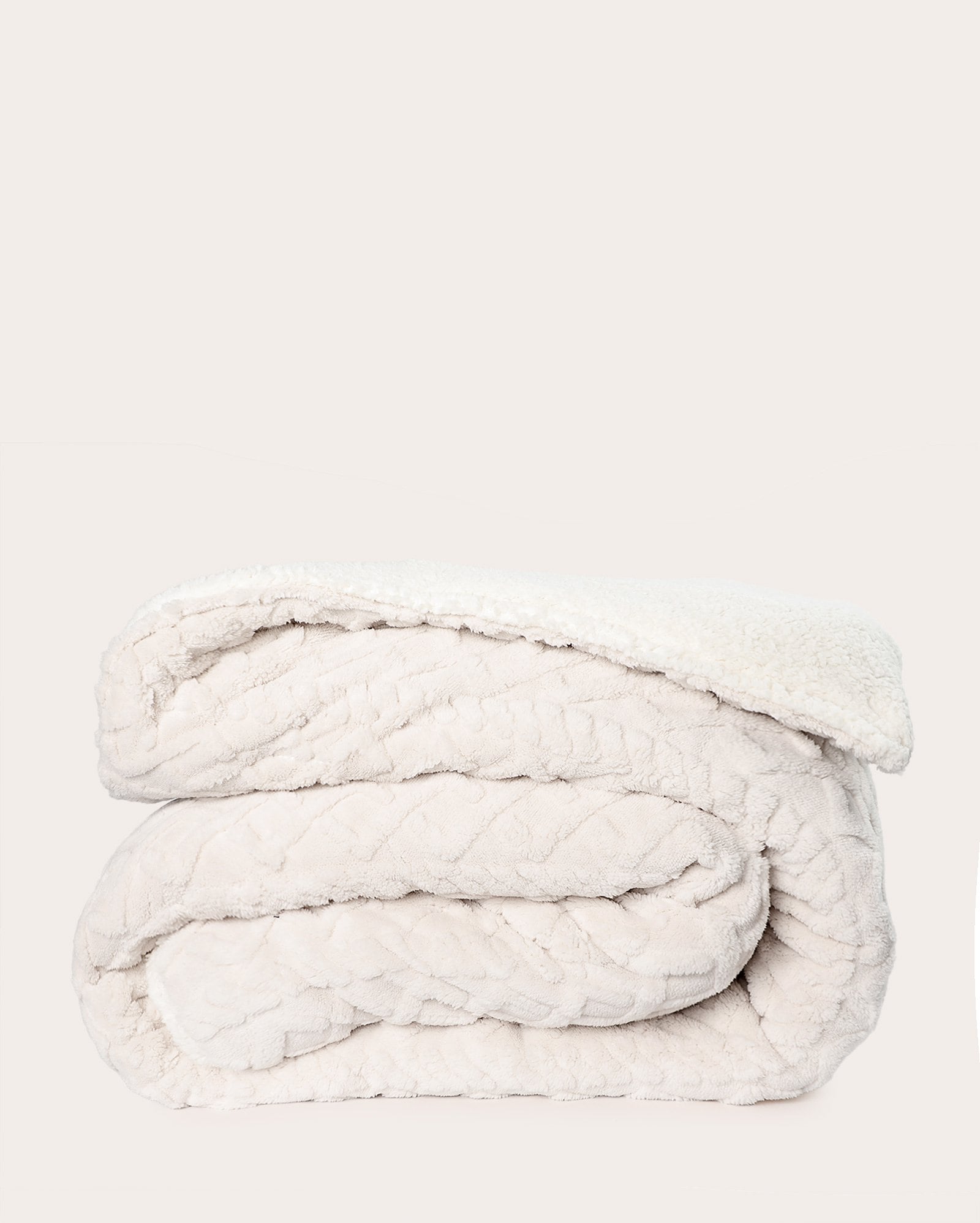 Edredom sherpa mel - QUEEN Off-white | Casa Riachuelo