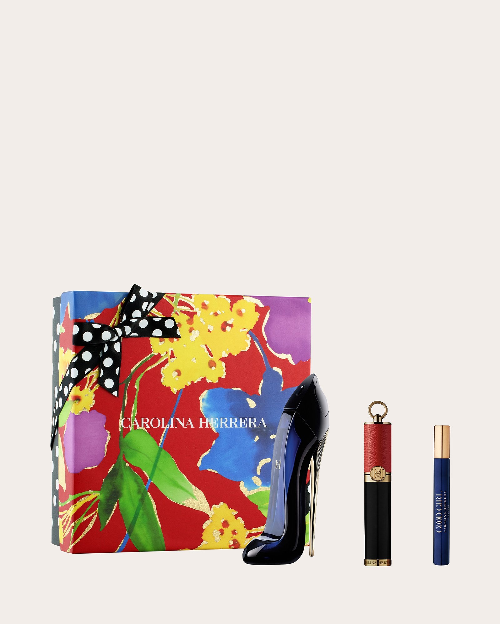 Kit perfume feminino Good Girl EDP 80ml + megaspritzer 10ml + máscara Smudgeproof 2,5ml | Carolina Herrera