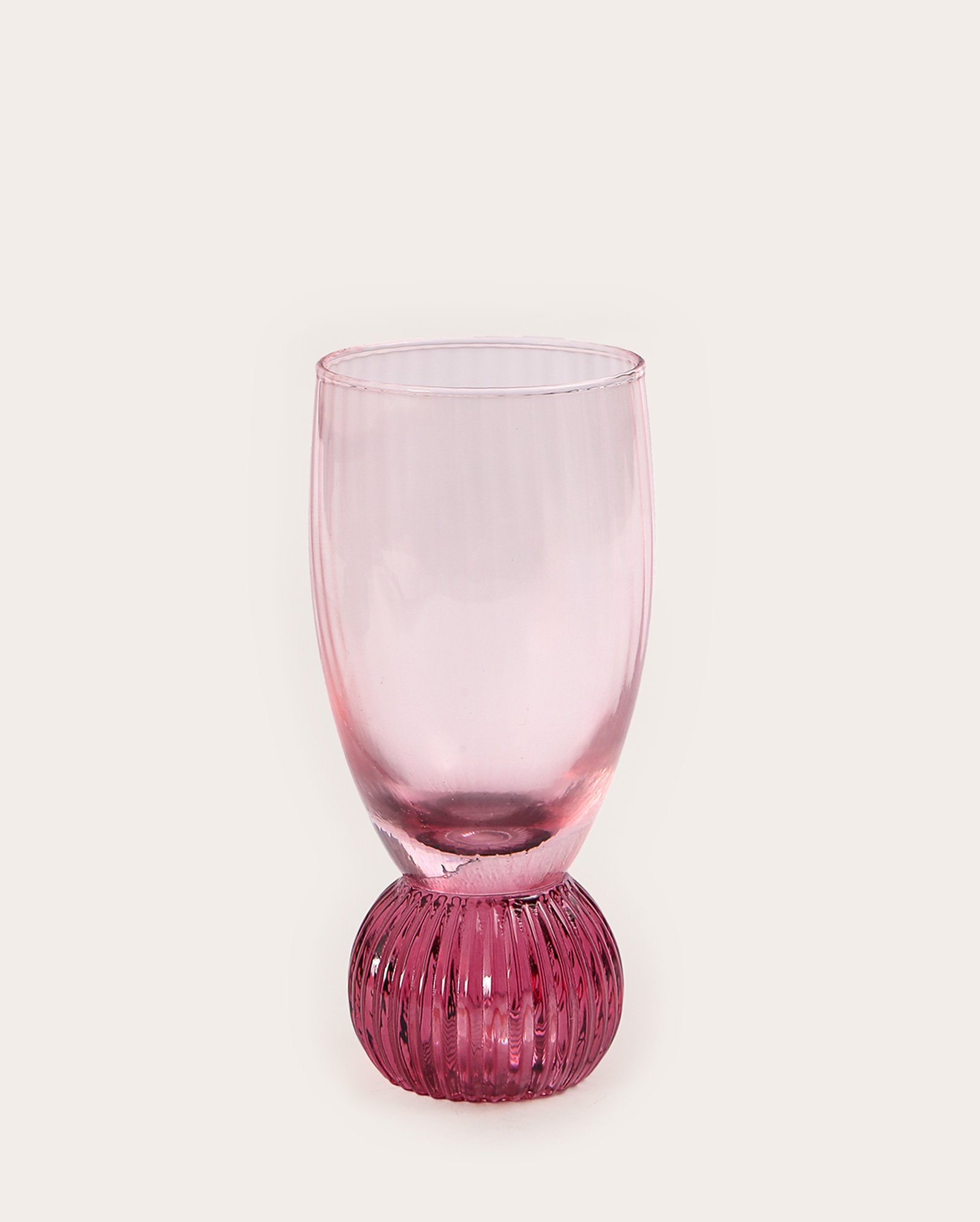 Copo alto de vidro Belinda 150ml - rosa | Casa Riachuelo