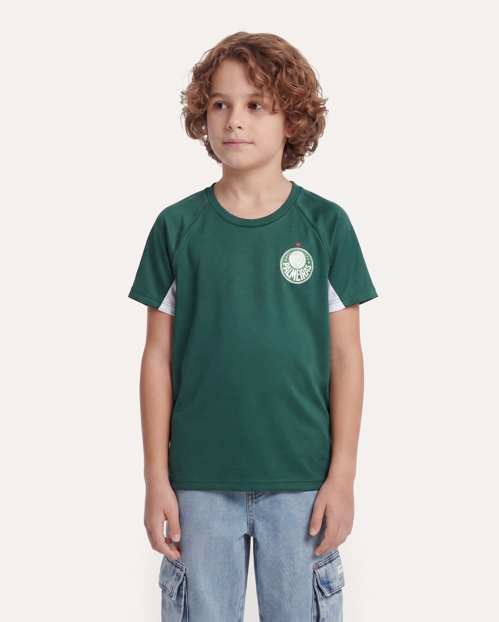 Camiseta infantil futebol Palmeiras 6-14A - verde