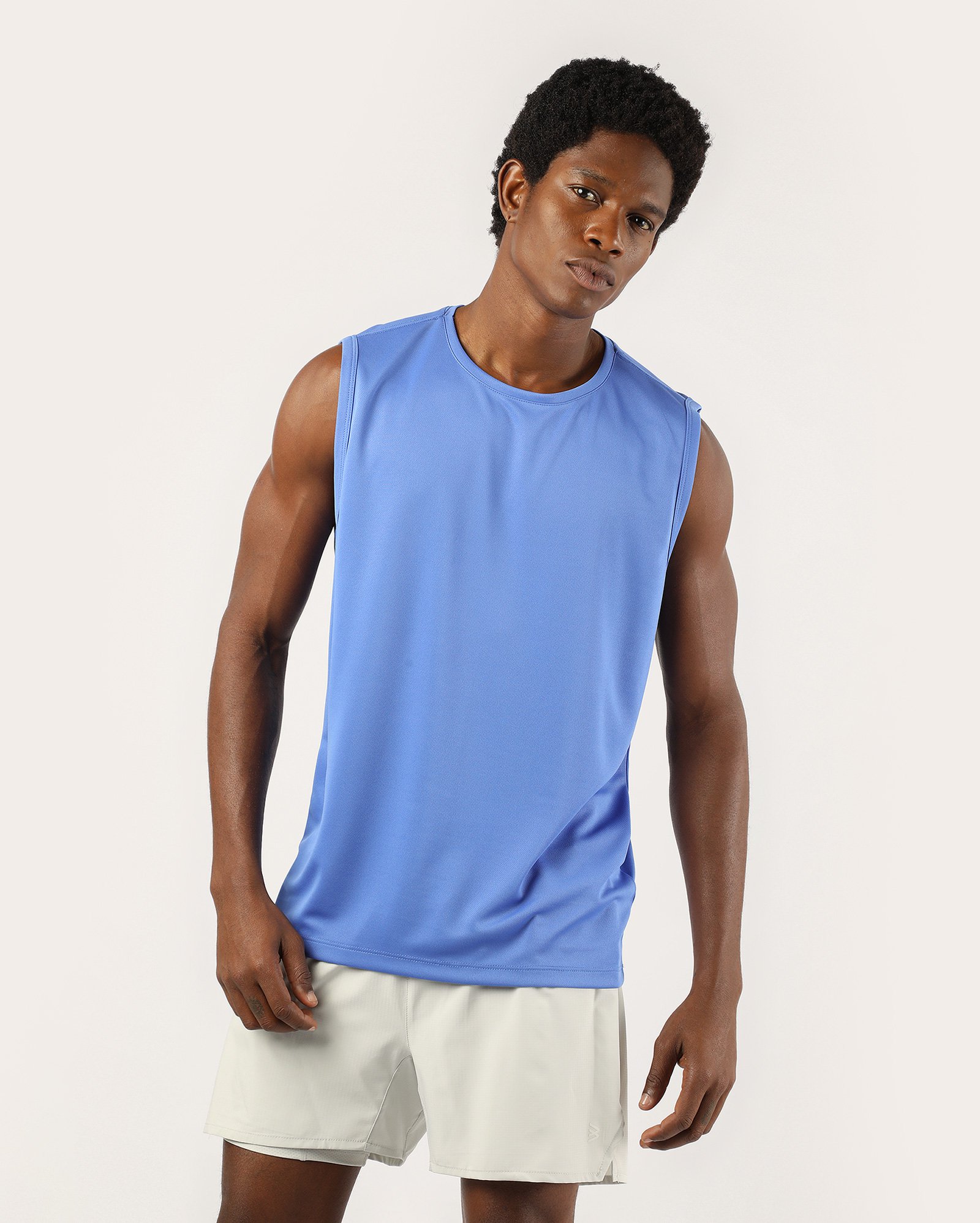 Regata esportiva masculina reta - Azul Celeste | Body Work