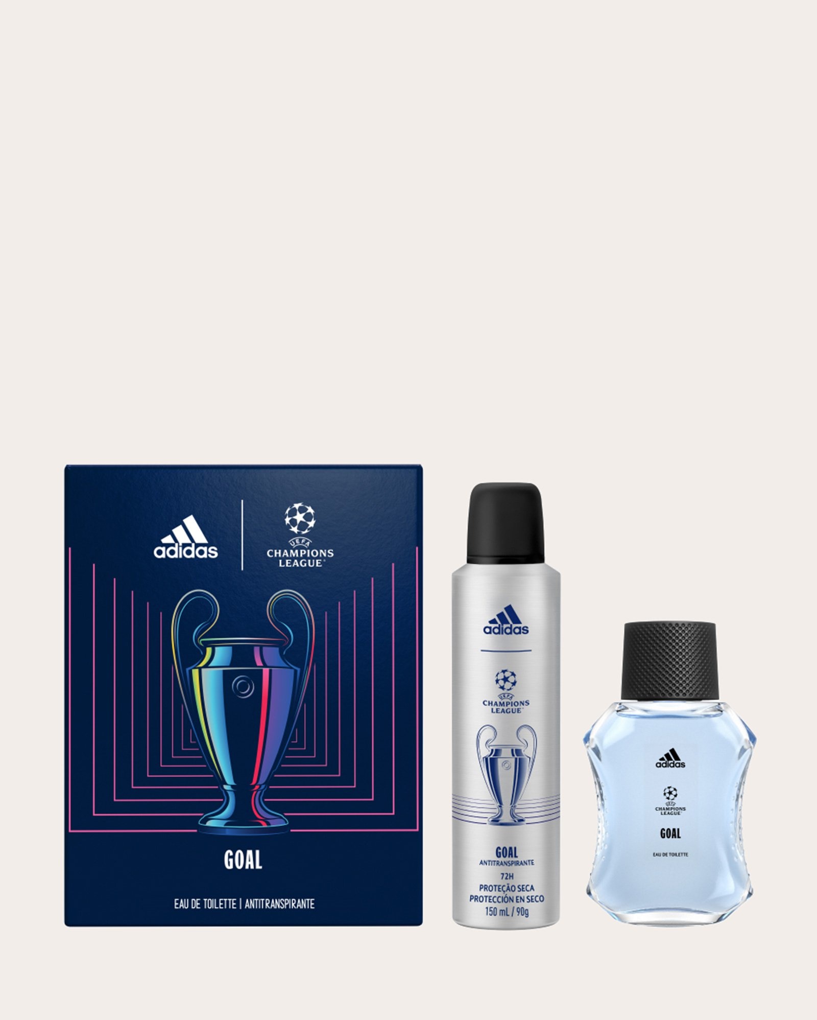 Kit perfume masculino UEFA N11 Goal Edition EDT 100ml + desodorante 150ml | Adidas