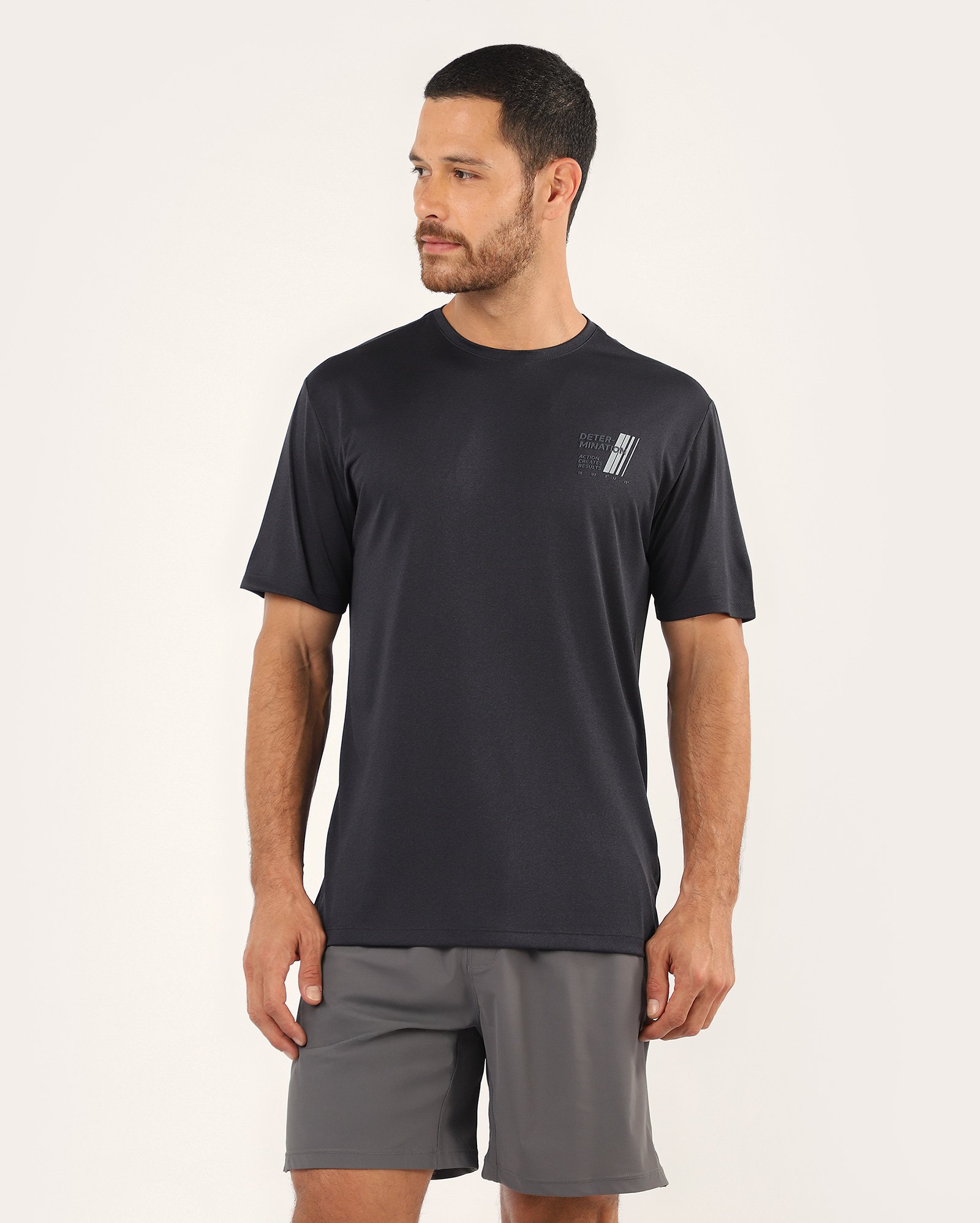 Camiseta esportiva masculina regular determination - azul
