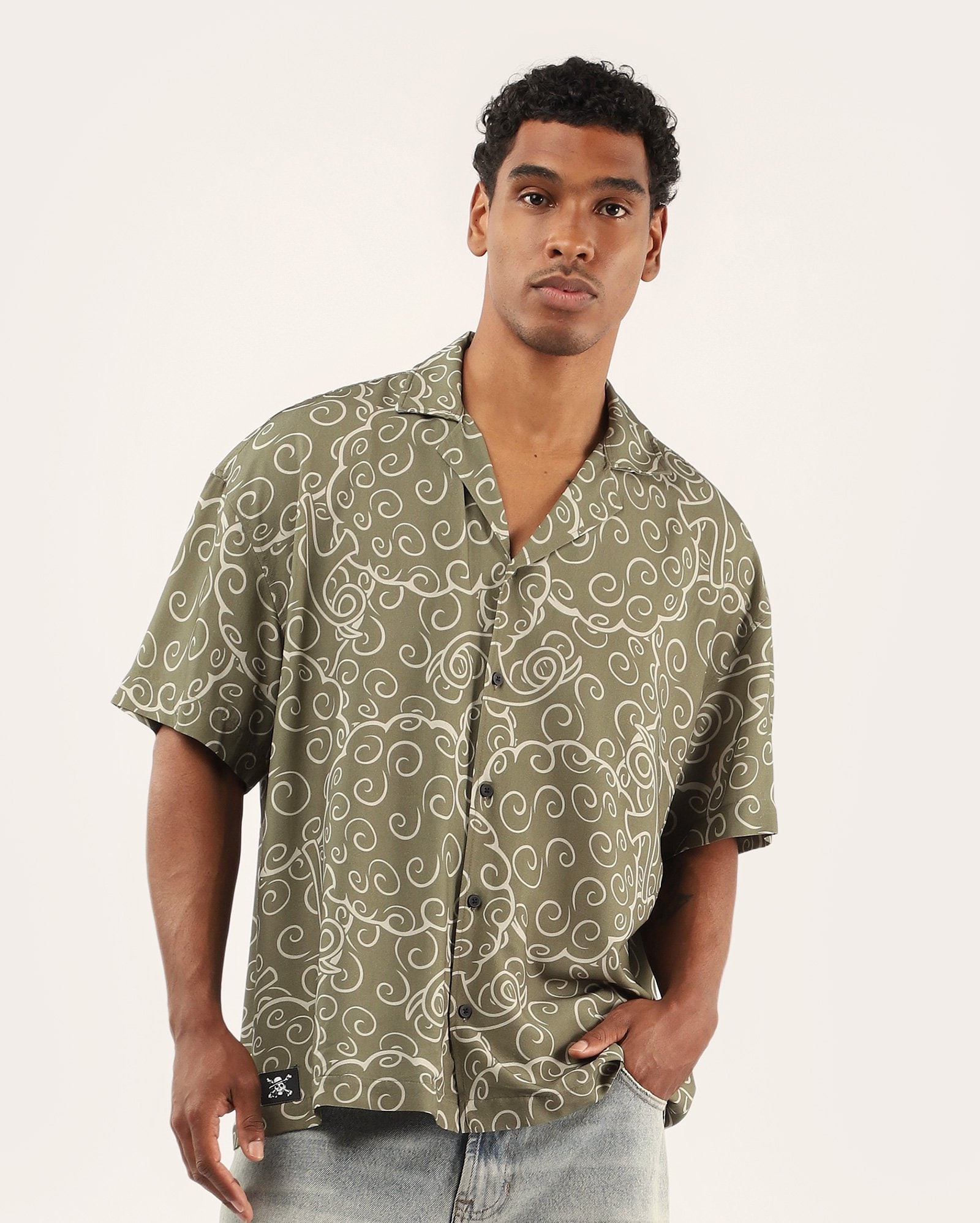 Riachuelo | Camisa masculina One Piece oversized - verde | FANLAB