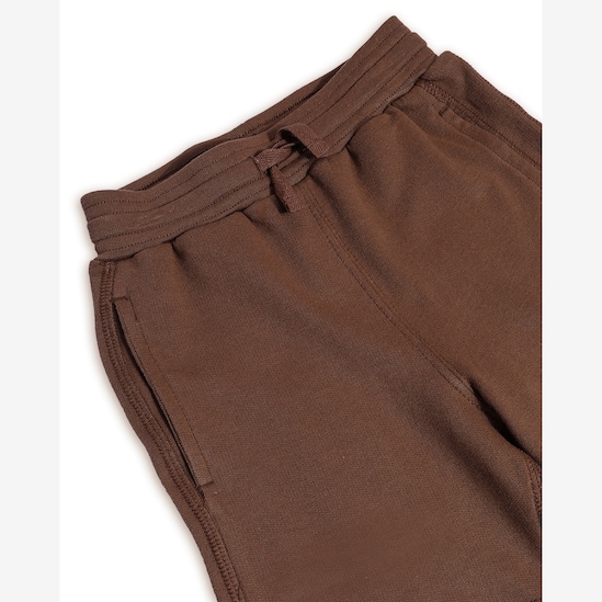 Bermuda infantil relaxed moletom - marrom | Carter's