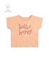 Camiseta infantil hello happy - laranja | Carter's