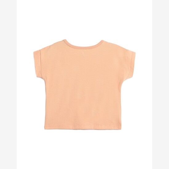 Camiseta infantil hello happy - laranja | Carter's