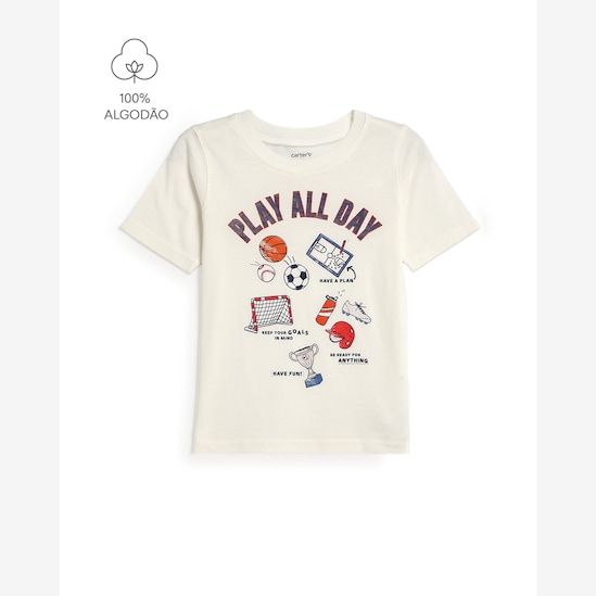 Camiseta infantil esportes | Carter's