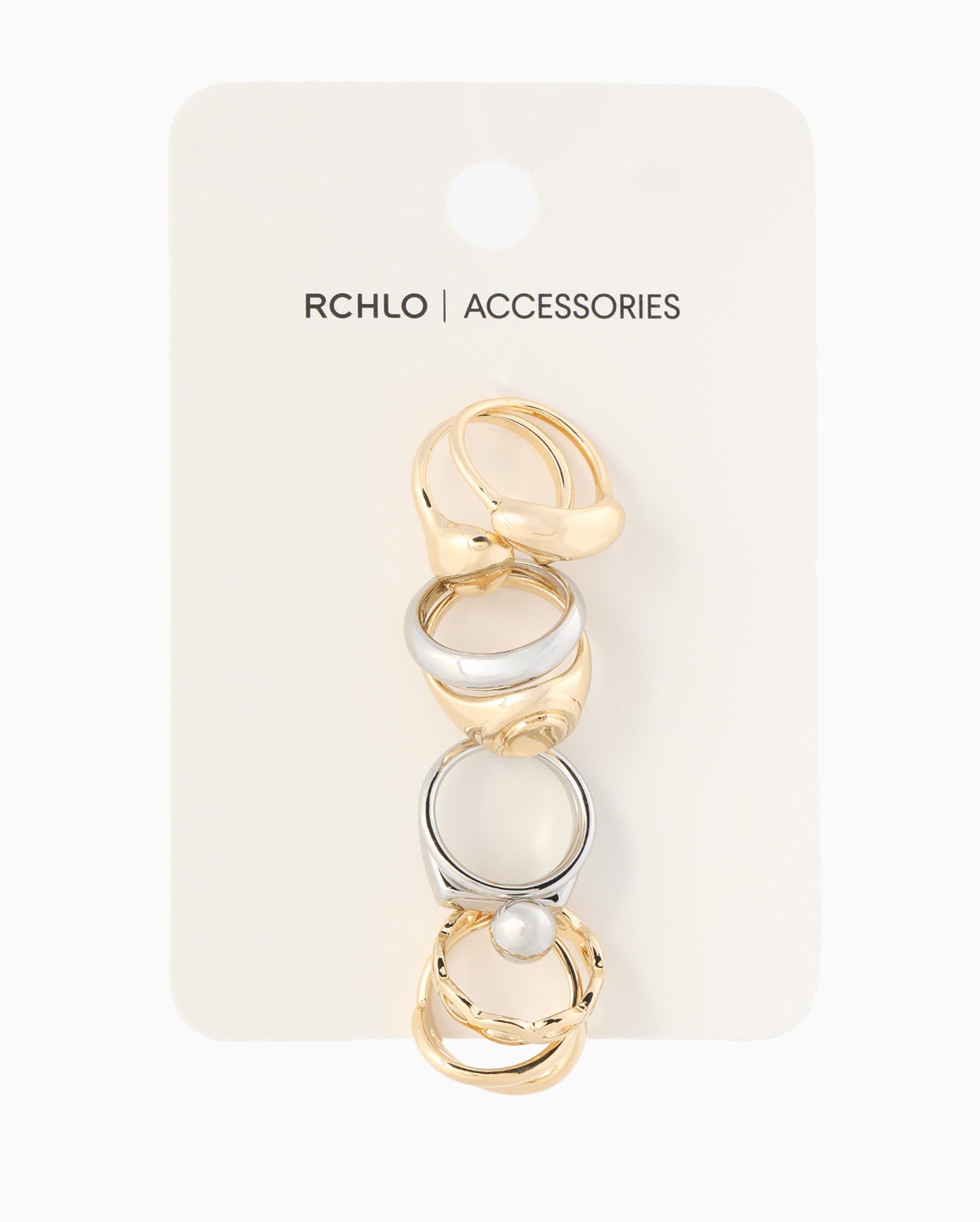 Kit anel feminino 8 peças diversos