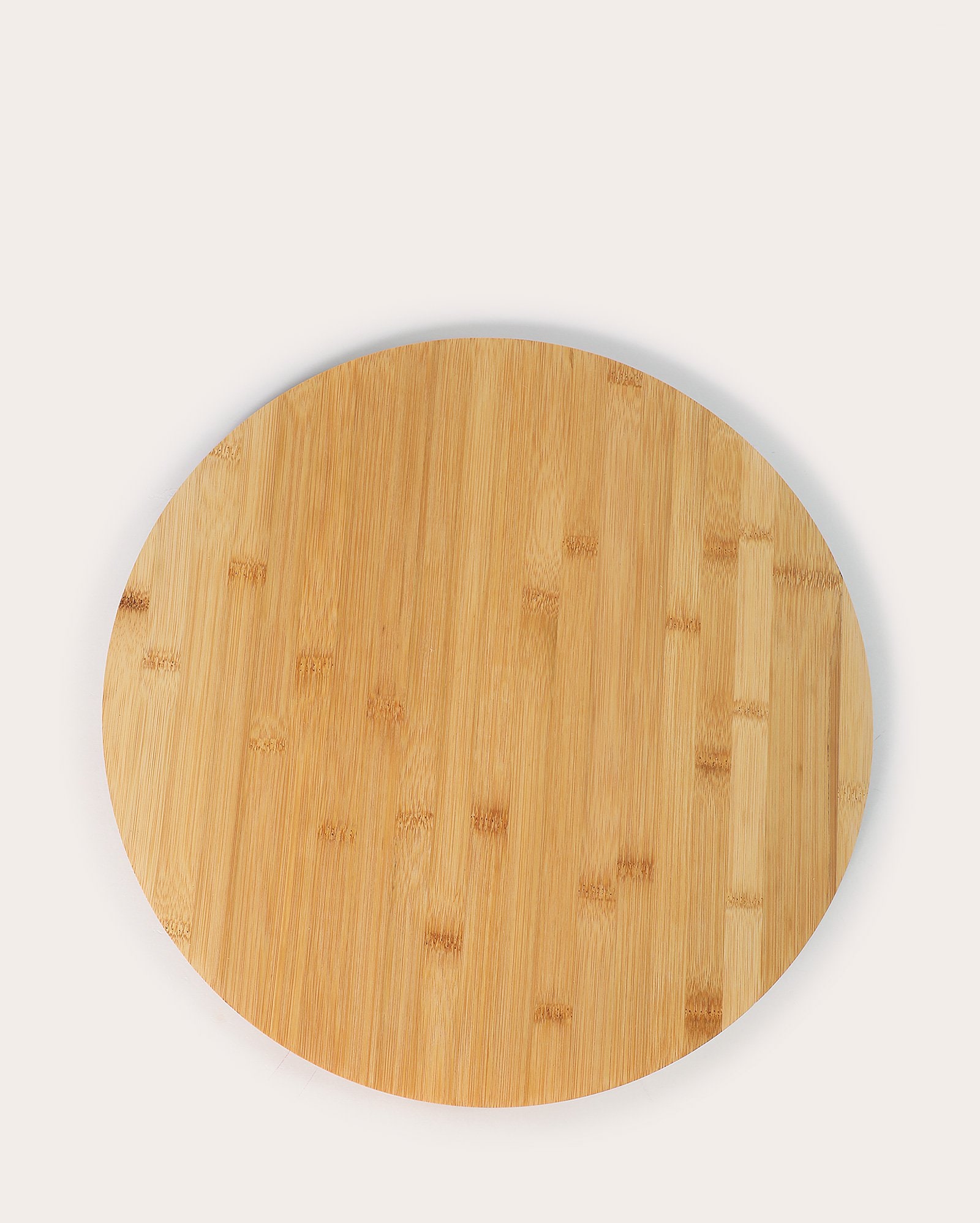 Prato giratório de bambu 40cm - bege | Casa Riachuelo