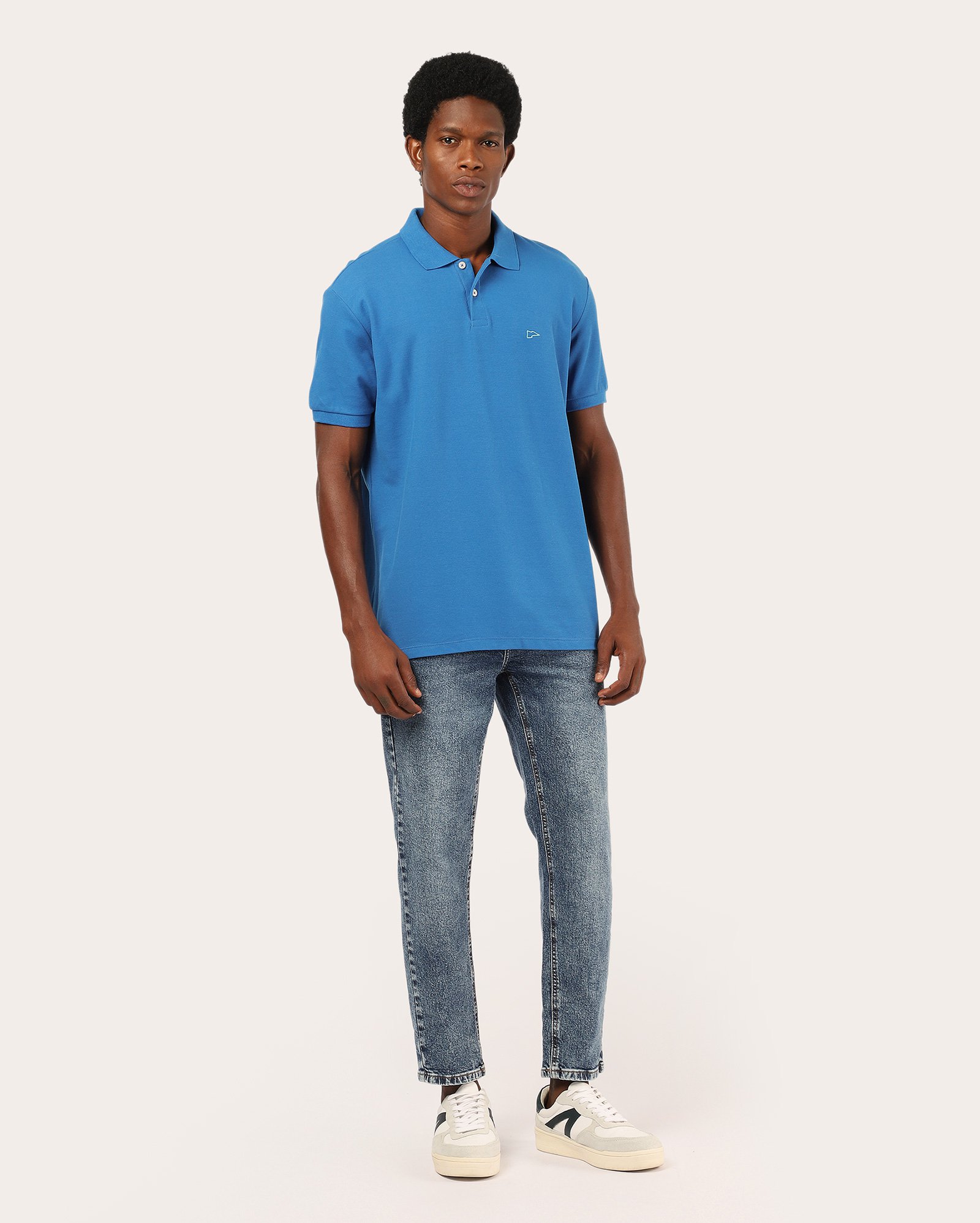 Riachuelo | Polo masculina Pool Legacy piquet - Azul