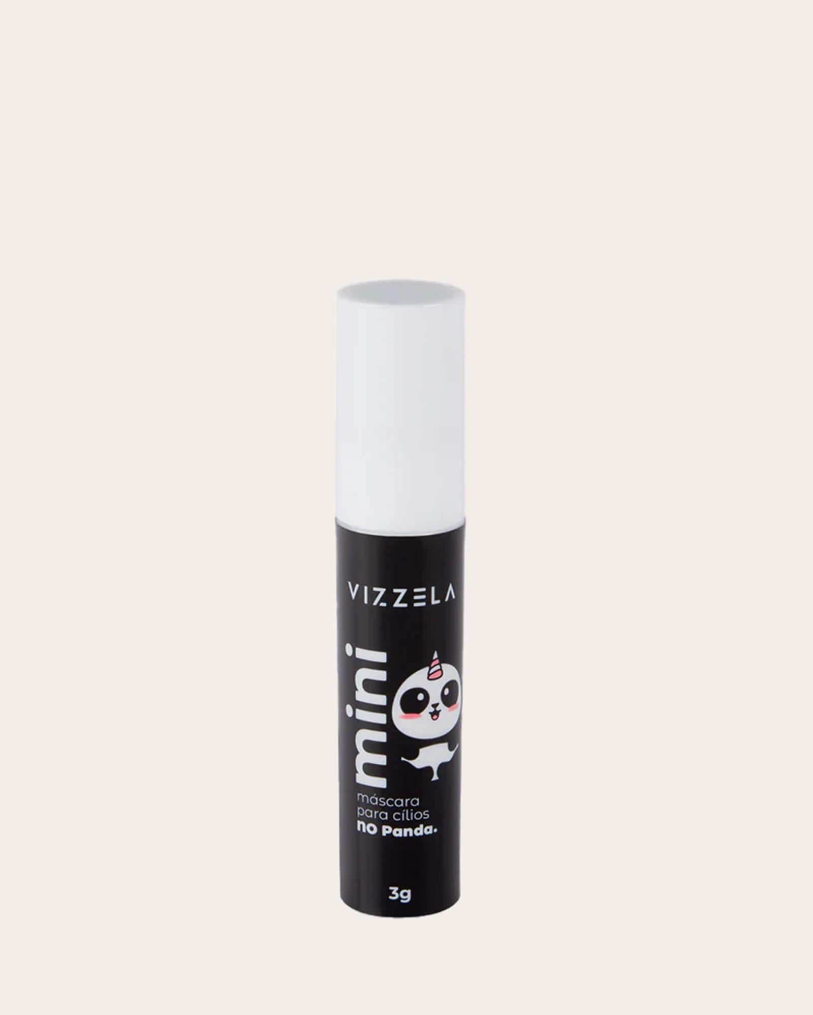 Mini máscara de cílios No Panda preta 3g | Vizzela Cosméticos