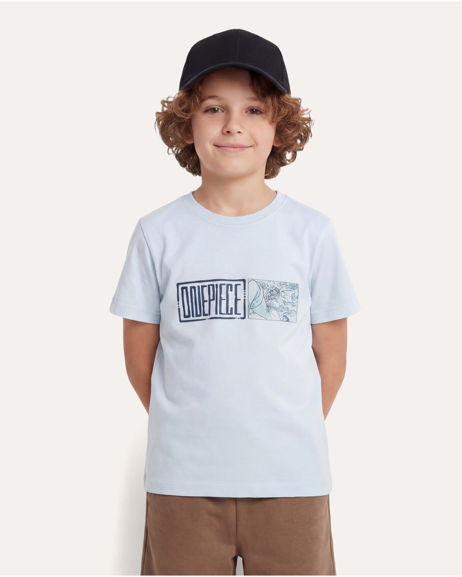 Camiseta infantil estampada 6-14A - azul | One Piece