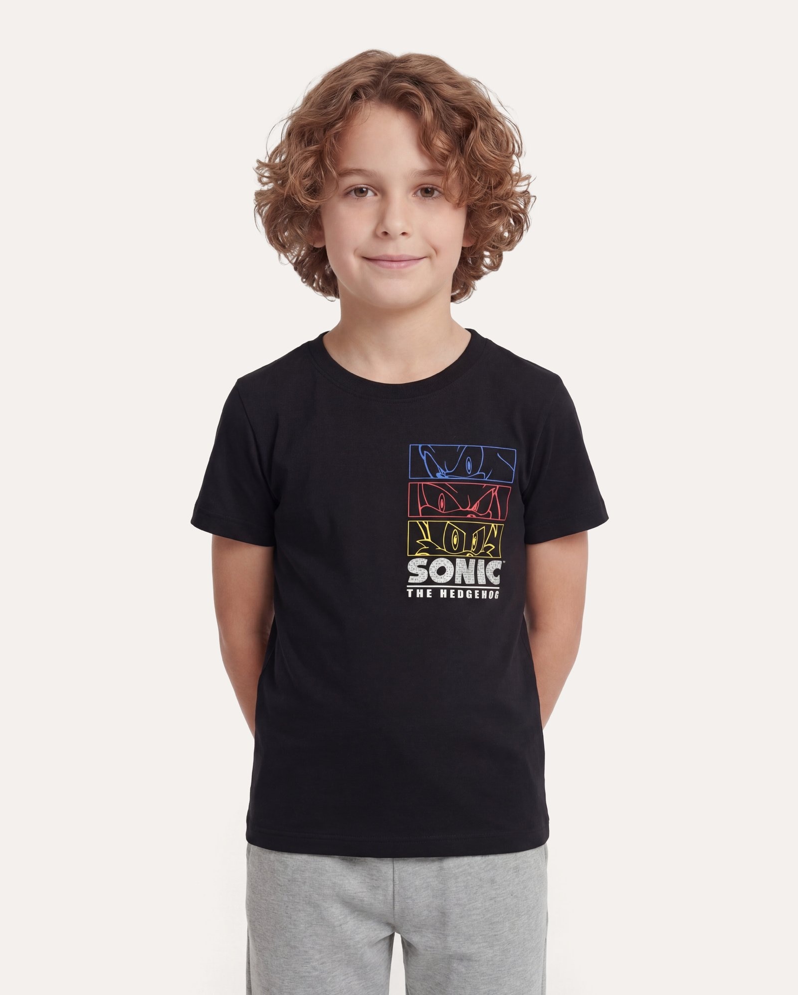 Camiseta infantil Sonic World 6-14A - preta | Sega