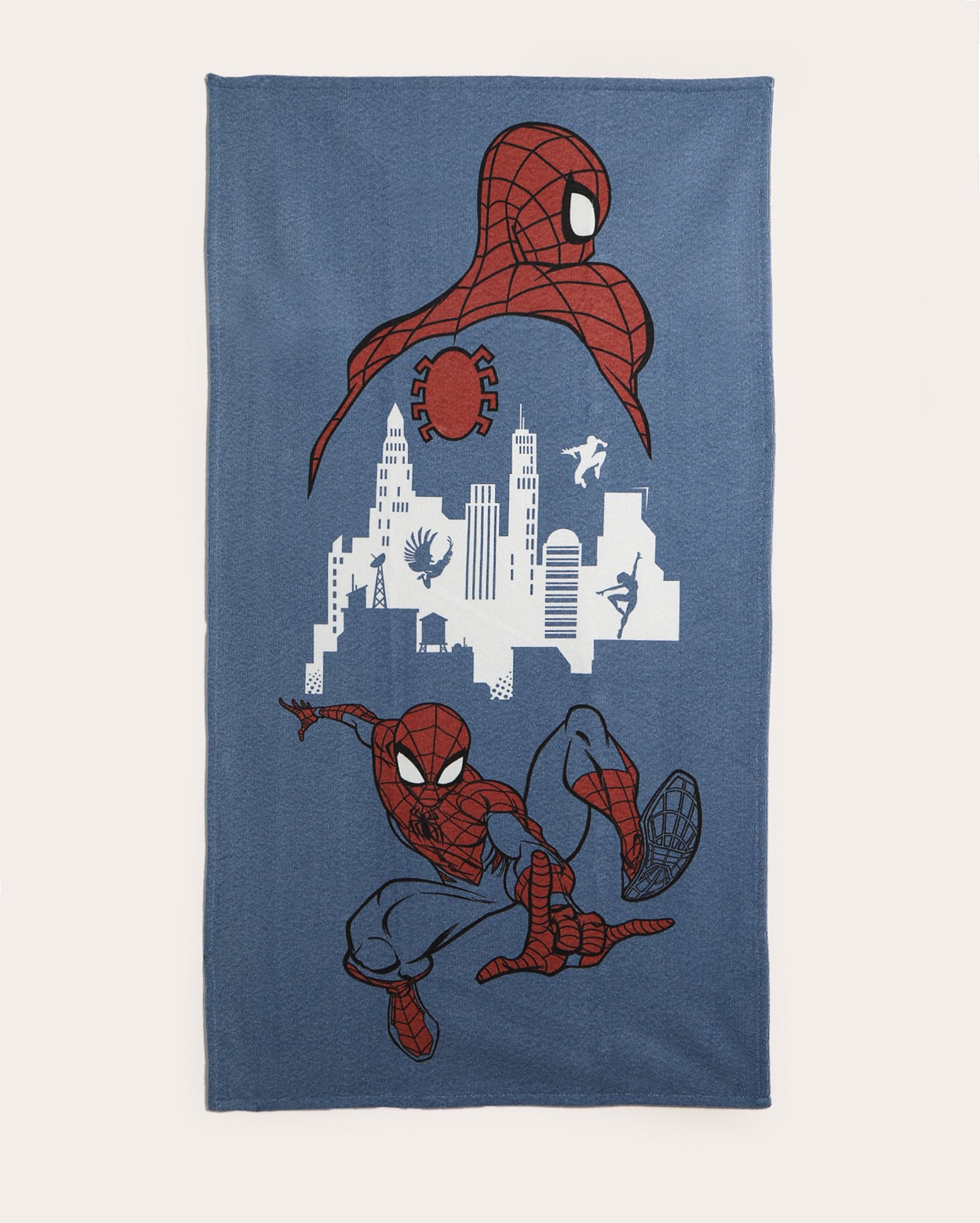 Toalha de banho velour Homem-aranha – azul | Casa Riachuelo