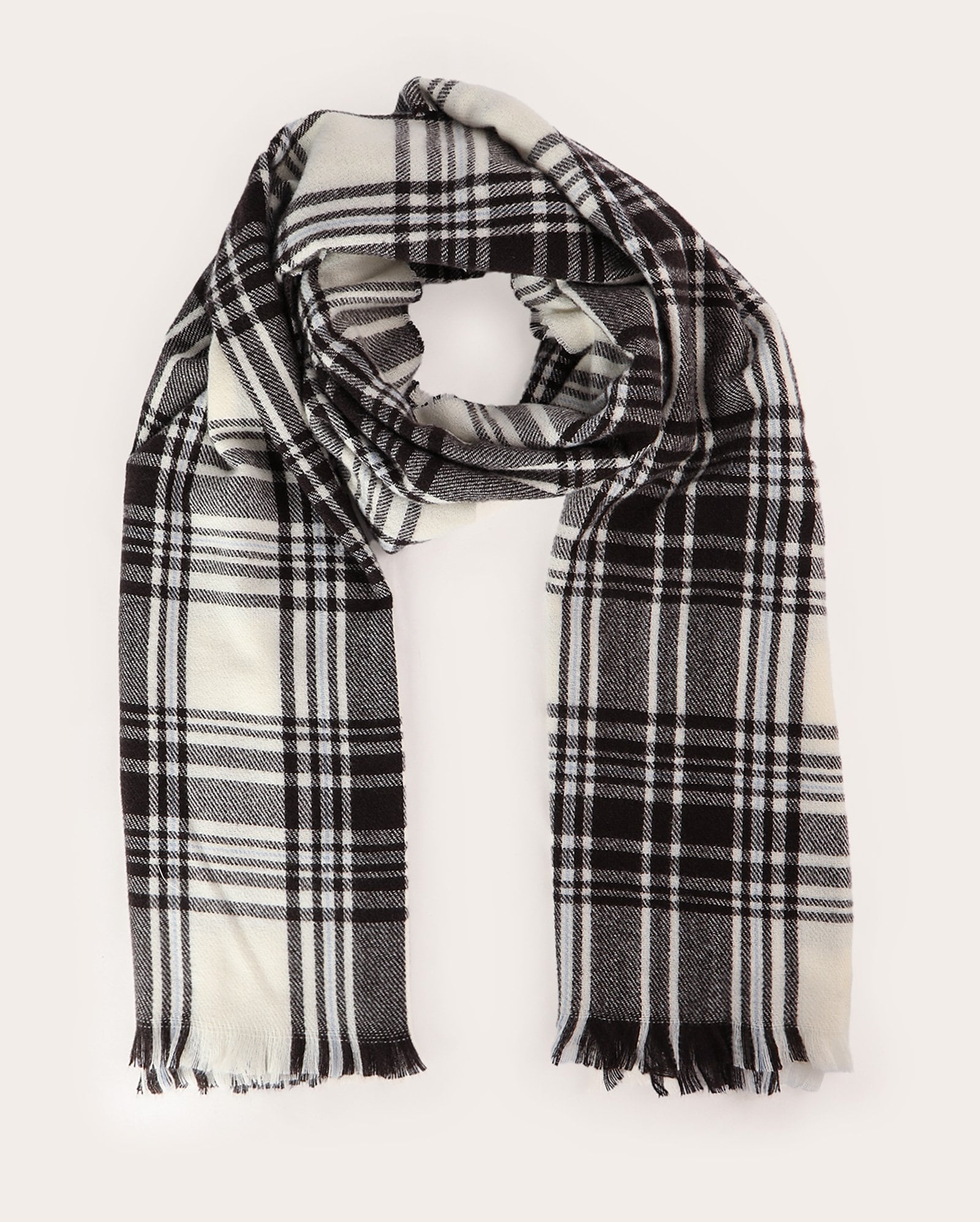 Lenço feminino pashimina xadrez - multicor
