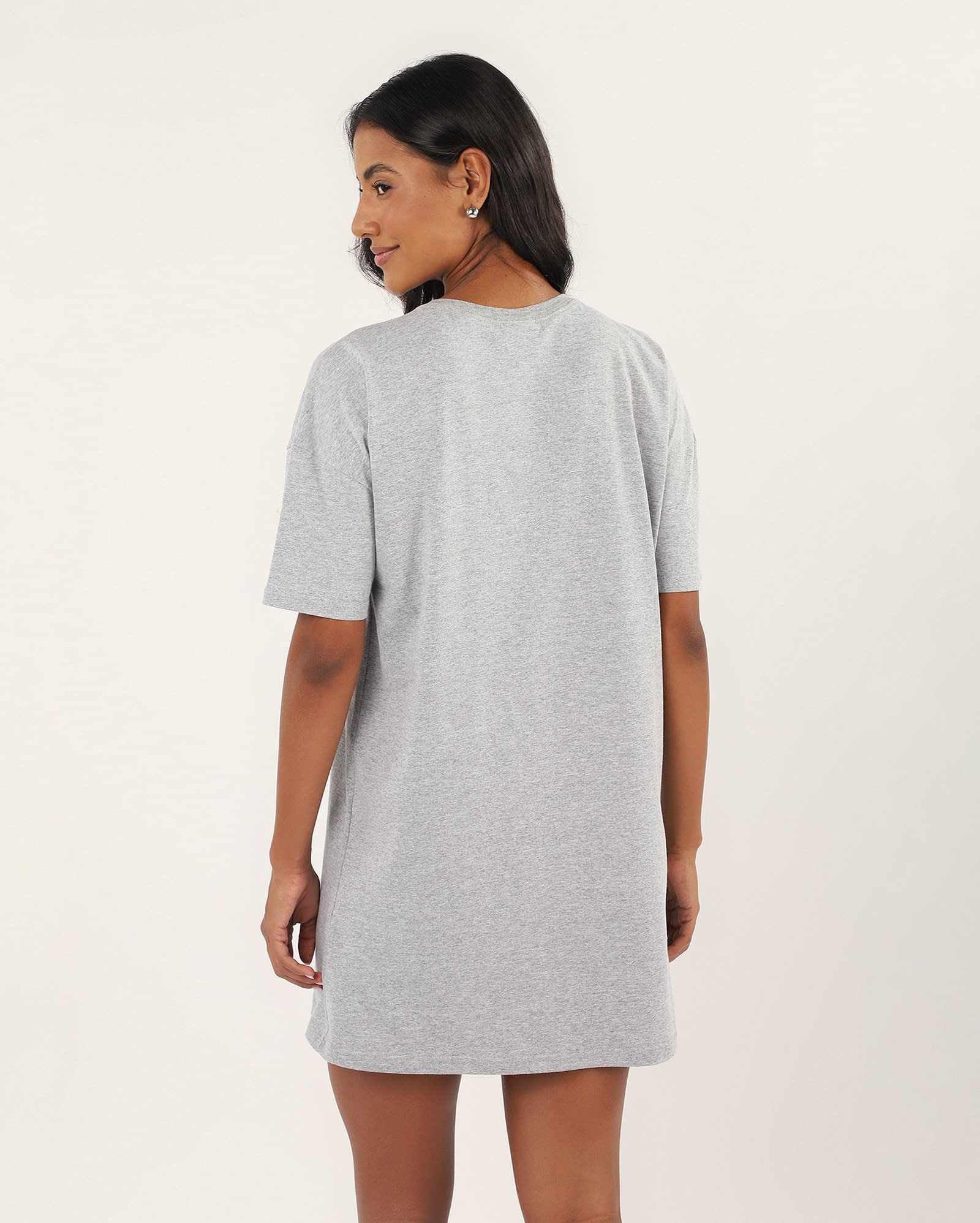 Riachuelo | Camisola curta Cute but Psycho - cinza | Disney