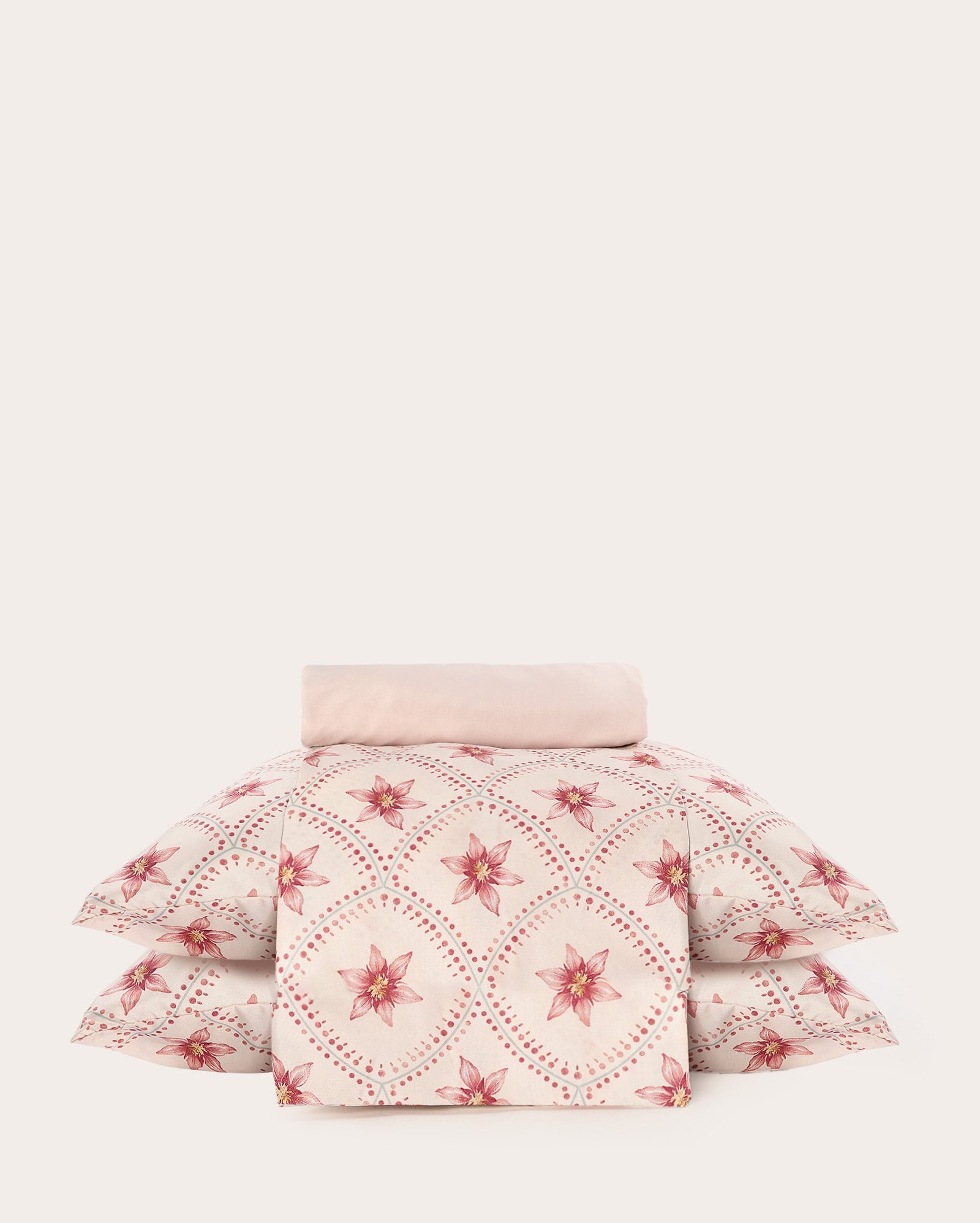 Jogo de cama microfibra Bete - CASAL Rosa Claro | Casa Riachuelo
