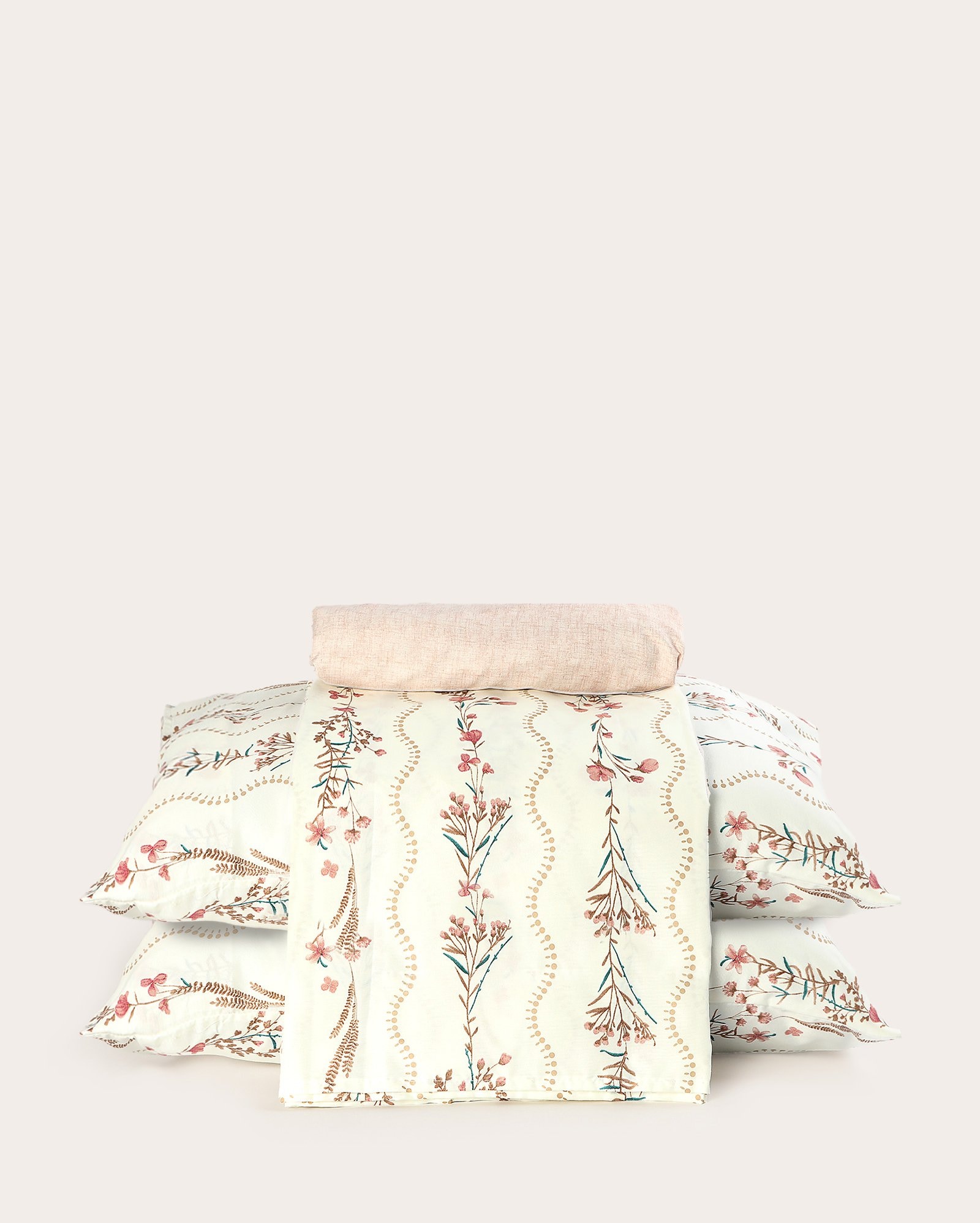 Jogo de cama microfibra Briana queen multicor Casa Riachuelo