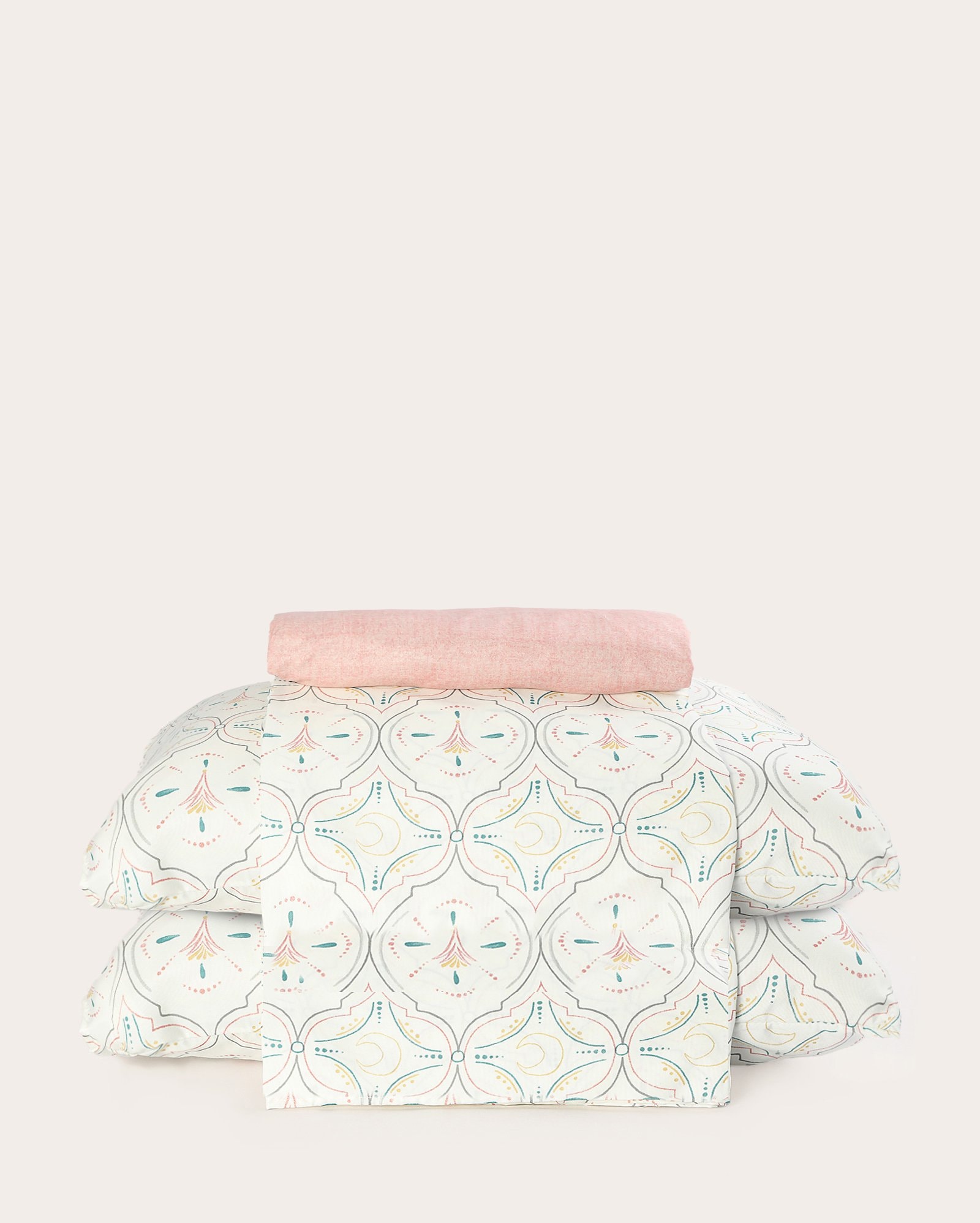 Jogo de cama microfibra Betina - QUEEN Multicor | Casa Riachuelo