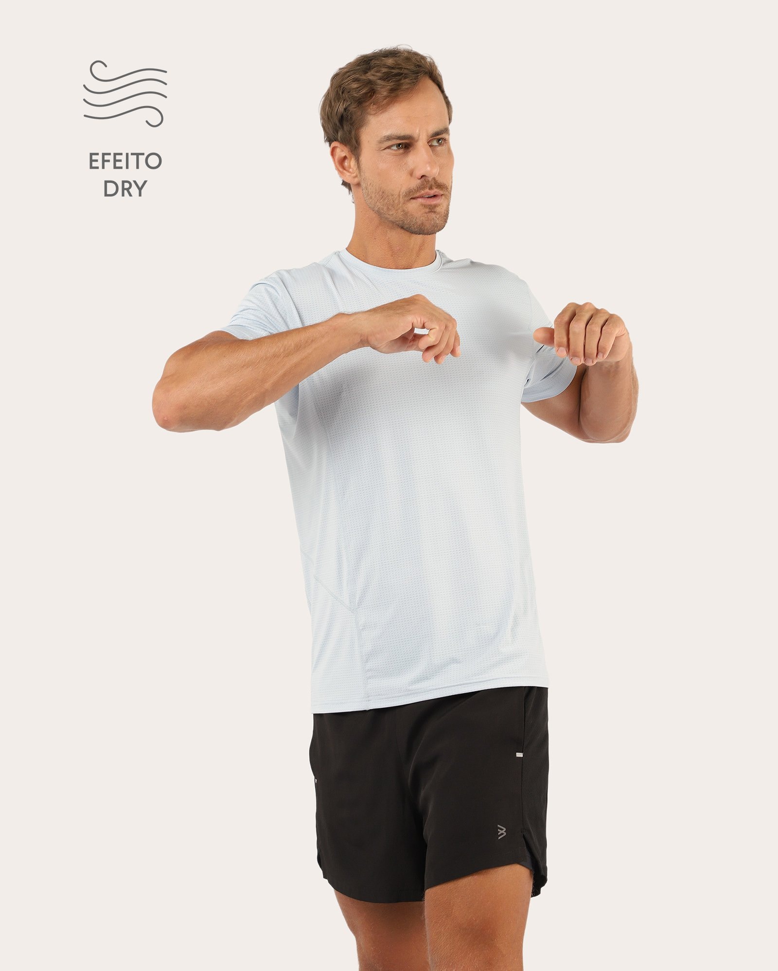 Bermuda masculina de corrida DrySync