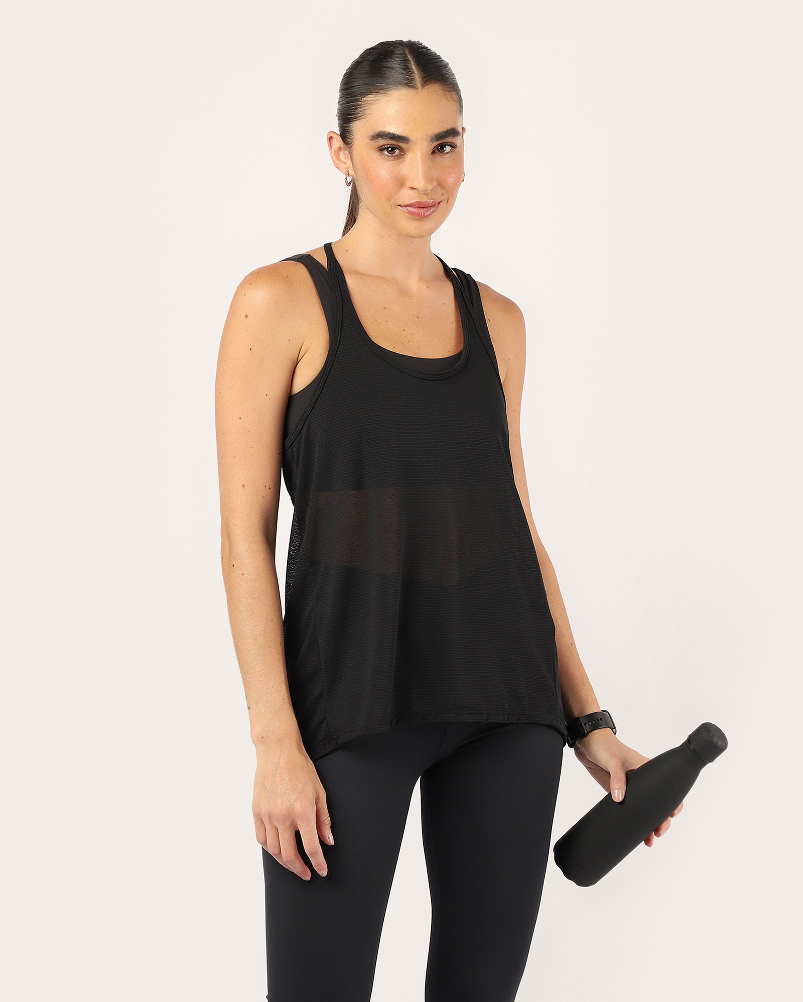 Regata esportiva feminina nadador ampla - preta | Body Work