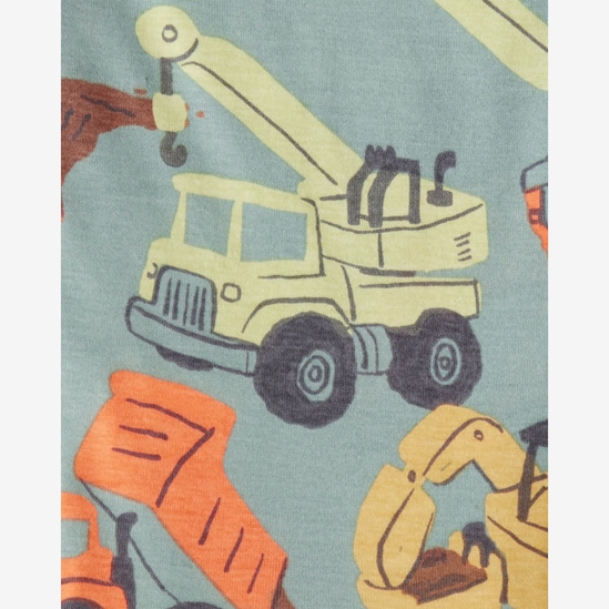 Pijama longo bebê 4 peças construção - multicor | Carter's