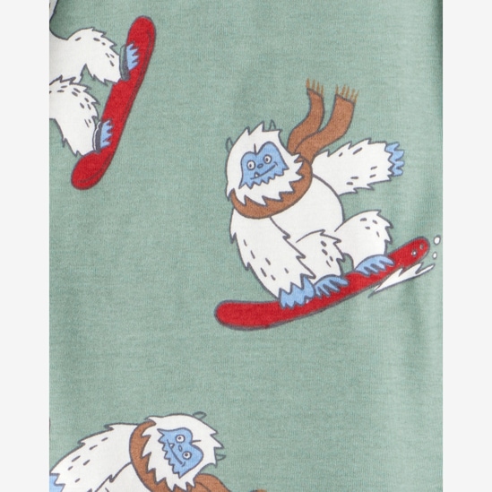 Pijama longo bebê 4 peças Yeti for bed - multicor | Carter's