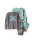 Pijama longo infantil 4 peças ready to tackle - multicor | Carter's