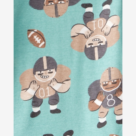 Pijama longo infantil 4 peças ready to tackle - multicor | Carter's