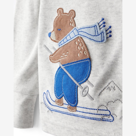 Pijama longo infantil 4 peças ursinho - multicor | Carter's