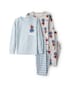 Pijama longo infantil 4 peças chillin' - multicor | Carter's