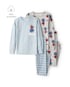 Pijama longo infantil 4 peças chillin' - multicor | Carter's