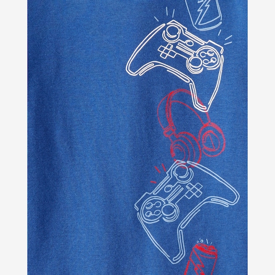 Pijama infantil 4 peças video game - multicor | Carter's