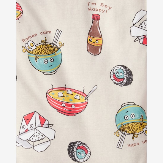 Pijama longo infantil 4 peças ramen calm - multicor | Carter's