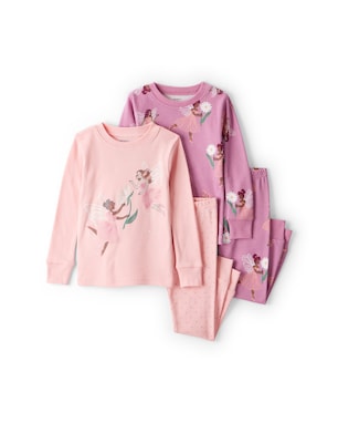 Pijama longo bebê 4 peças fadinhas - multicor | Carter's