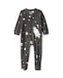 Macacão pijama infantil em fleece foguete - cinza | Carter's