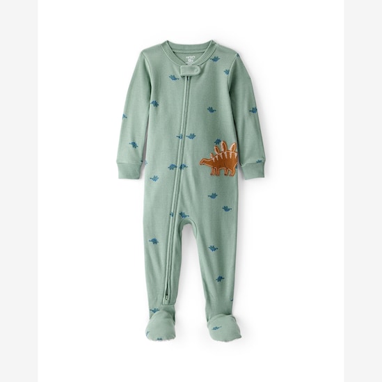 Macacão pijama infantil dinossauro - verde | Carter's