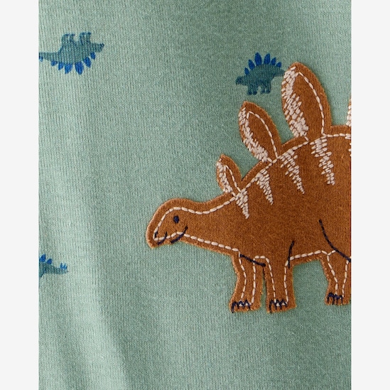 Macacão pijama bebê dinossauro - verde | Carter's