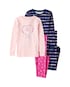 Pijama longo infantil 4 peças dream lover - multicor | Carter's