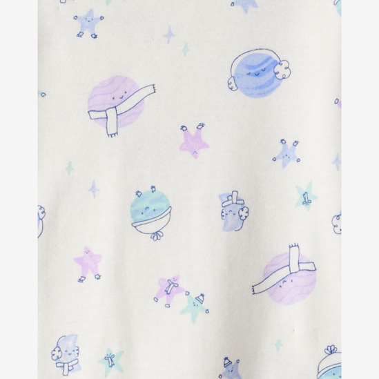 Pijama longo bebê 4 peças universo estelar - multicor | Carter's