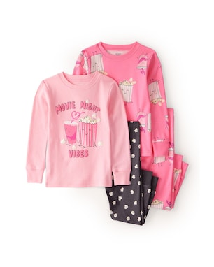 Pijama infantil 4 peças movie night vibes - multicor | Carter's