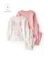 Pijama infantil 4 peças laços - multicor | Carter's
