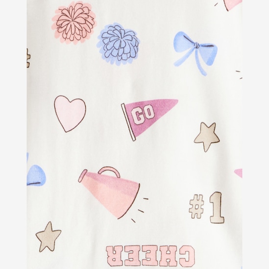 Pijama longo infantil 4 peças cheerleader - multicor | Carter's