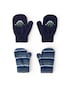 Kit luva infantil 2 pares tricot listras e dino - multicor | Carter's