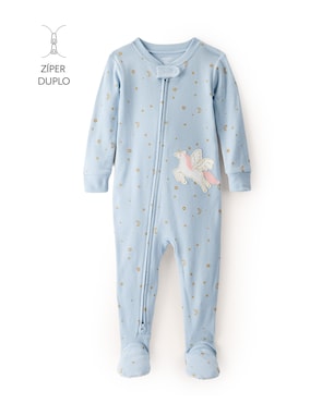 Macacão pijama bebê unicórnio - azul | Carter's