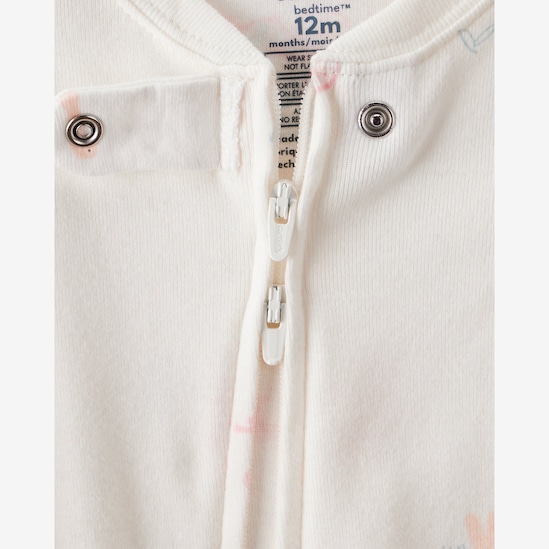 Macacão pijama bebê dinossauro - off-white | Carter's